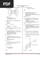 SPM Additional Mathematics Paper 2 + Ans  Line (Geometry 