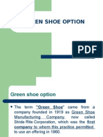 Greenshoe Option