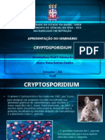 Parasitologia - Cryptosporidium