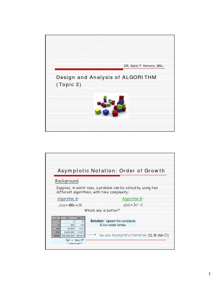 Asymptotic Notation Explained | PDF | Teaching Methods & Materials ...