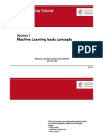 Machine Learning Tutorial