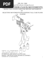 Mechanical Clock Movement Booklet