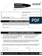 2008 Homeowner Tax Exemption