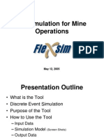 Mining Modeling - Flexsim