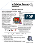 Insights For Parents 3.4 - Kids & TV