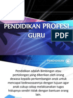 Pendidikan Profesi Guru