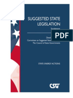 State Energy Actions -- 2008 SSL Supplement, The Council of State Governments