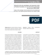 Estimacion Del Voto Estrategico de Izquierda Unida