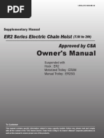 Download ER2 Large Capacity Operators Manual by Kito Canada SN11655341 doc pdf