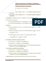 Problemas de representación gráfica de funciones