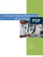 Consumers Buying Behaviour at Botton of the Pyrmid