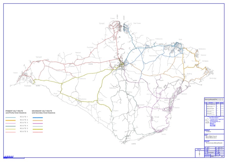 Gritting Routes 2012 | PDF