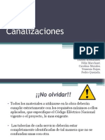 canalizaciones.