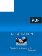 Negotiations