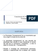 Conciencia & Psicología Transpersonal EDITAR