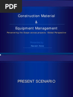 Construction Material & Equipment Management