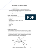 Refraction of Light Through A Prism - Dana Santika - Physics - Undiksha