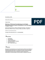 Detection of pleiotropic drug resistance by the rapid immunofluorescence assay of drug effects on cell skeleton