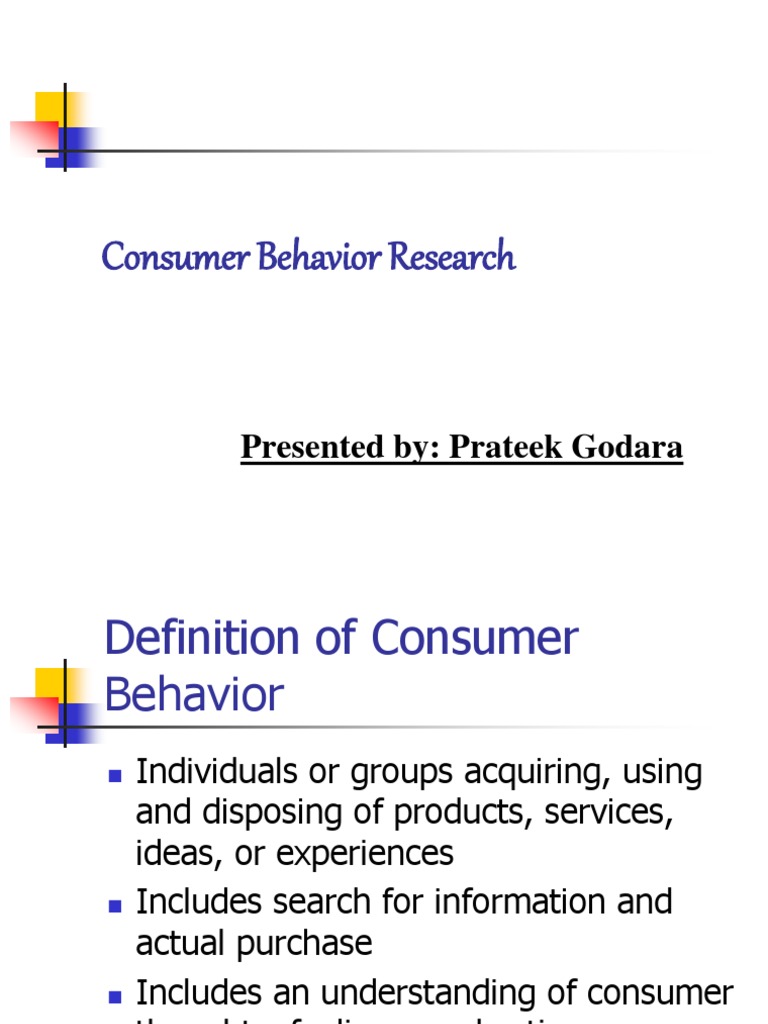 Consumer Behavior Insights | PDF | Business