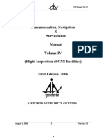 Communication Navigation and Surveillance Manual - Volume IV - (Flight Inspection of CNS Facilities)