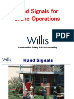 Hand Signals for Crane Operations