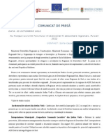 Deschiderea Lucrărilor Forumului Investițional În Dezvoltarea Regională, 25-26 Octombrie 2012