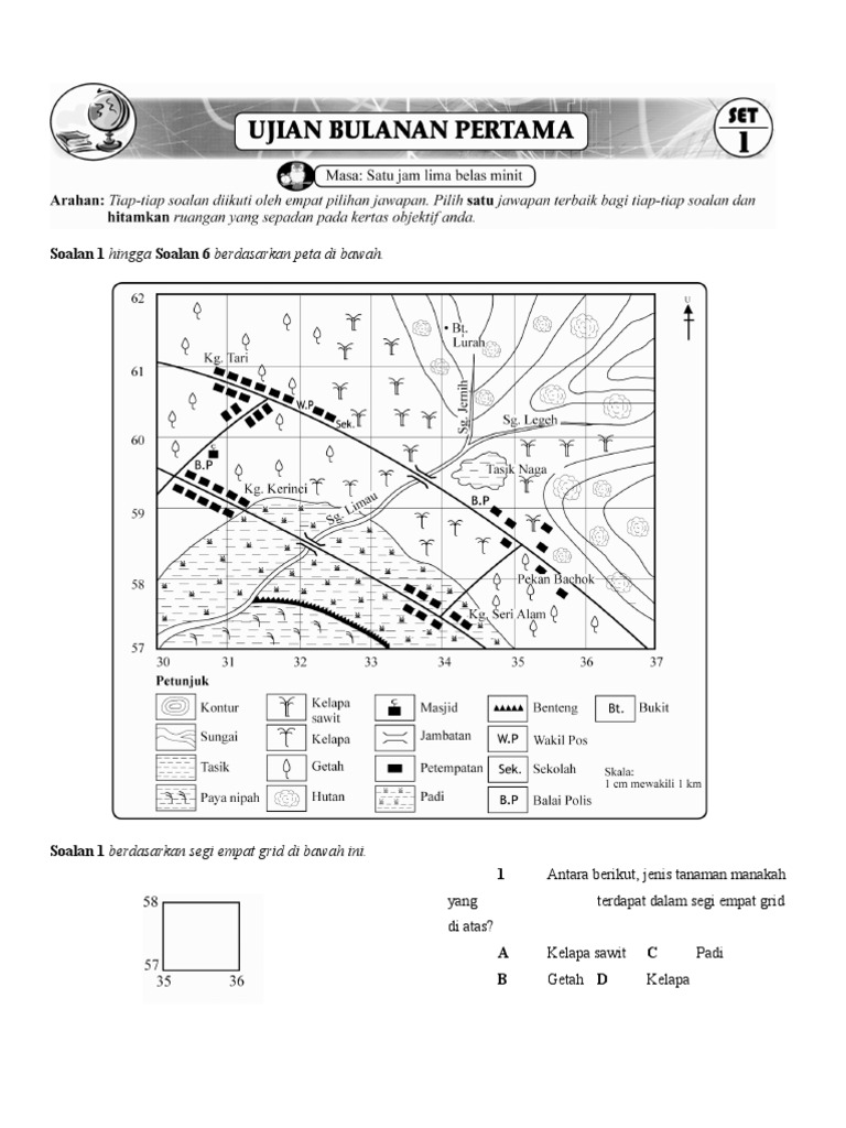 Soalan Kedudukan Geografi Tingkatan 3 - J Kosong s