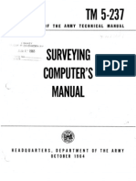 Department of The Army Technical Manual TM 5 237 Surveying Computer S Manual October 1964
