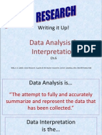 Write Up - Data Analysis & Interpretation
