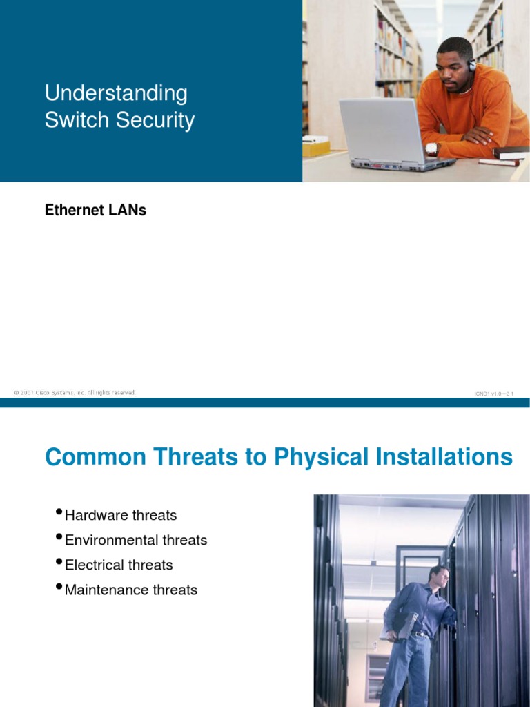 Understanding Switch Security: Ethernet Lans | PDF | Secure Shell ...