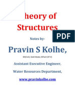 Theory of Structures Notes by Pravin S Kolhe