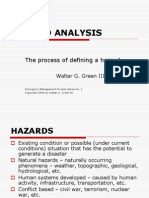 Hazard Analysis: The Process of Defining A Hazard