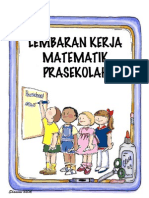 Lembaran Kerja Matematik Prasekolah