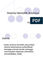 Anemia Hemolitik Autoimun