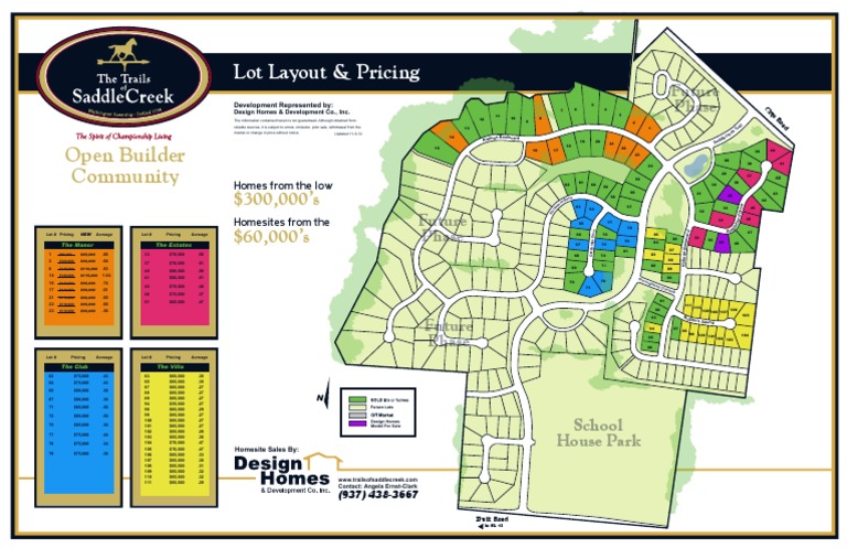 Lot Layout & Pricing: Open Builder Community | PDF