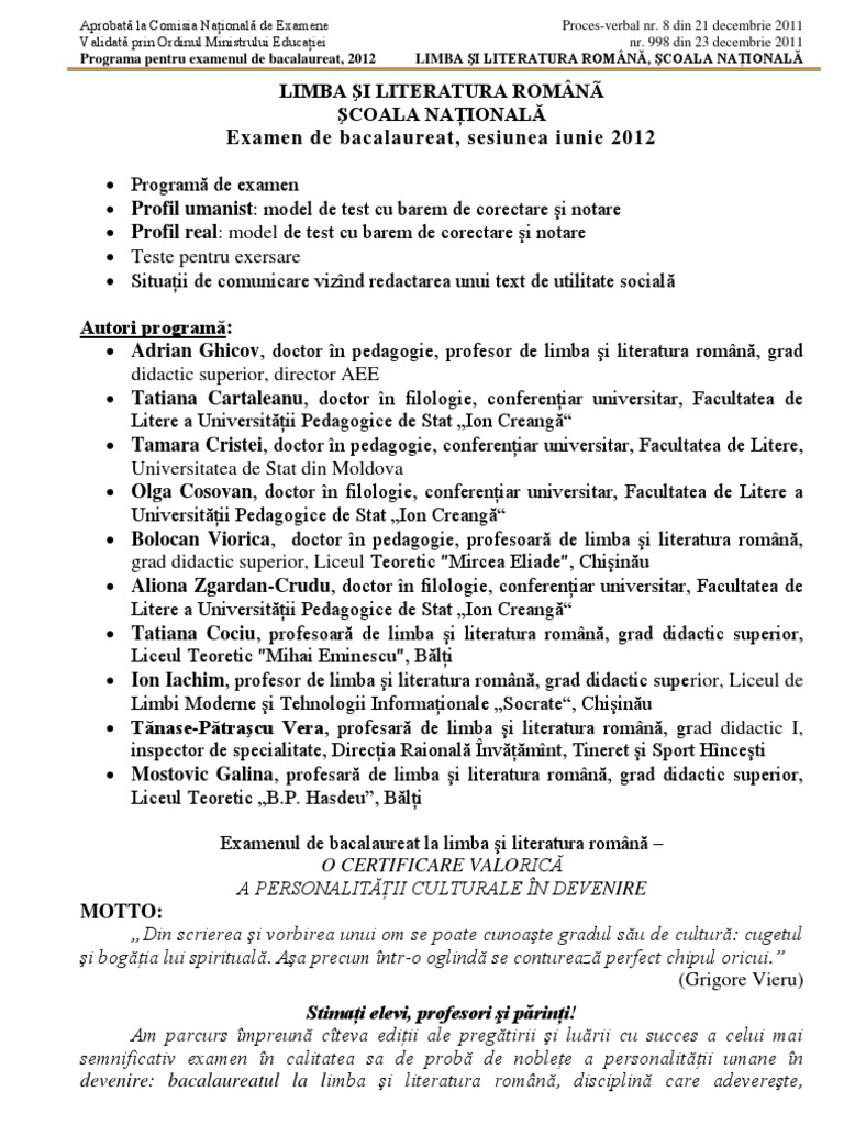 Bac L Romana Sn Pdf