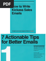 Download How to Write Kickass Sales Emails by Tawheed Kader SN116720361 doc pdf