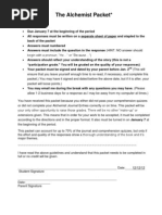 Download The Alchemist Packet by devorehumanities SN116728558 doc pdf