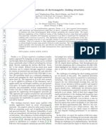 Full-Wave Simulations of Electromagnetic Cloaking Structures