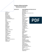 Jazz Jury Repertoire List
