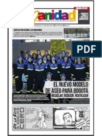 HUMANIDAD, Periódico Oficial de La Alcaldía Mayor de Bogotá, Edición Especial, No.14, Diciembre 2012