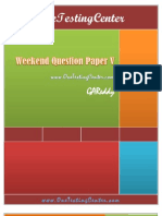 GAReddy@Weekend@5@Question Paper