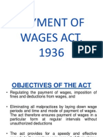 Unit 3 Payment of Wages Act 1936