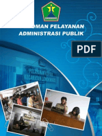 Buku Pedoman Pelayanan Administrasi Publik