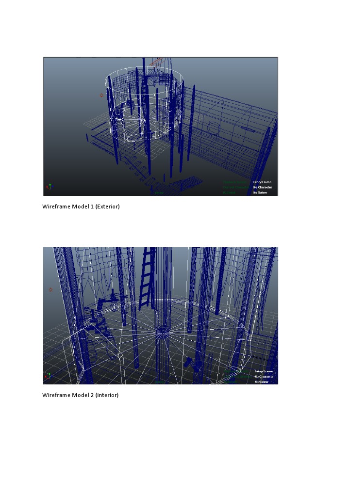 Wireframe and Untextured Model Views | PDF