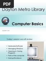 Dayton Metro Library: Computer Basics