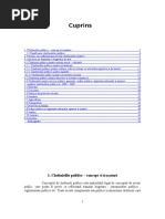 Analiza Cheltuielilor Publice in Romania