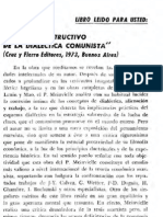 Sacheri 42 Prólogo Al Libro de Meinvielle, El Poder Destructivo de La Dialéctica Comunista Verbo 1974bis