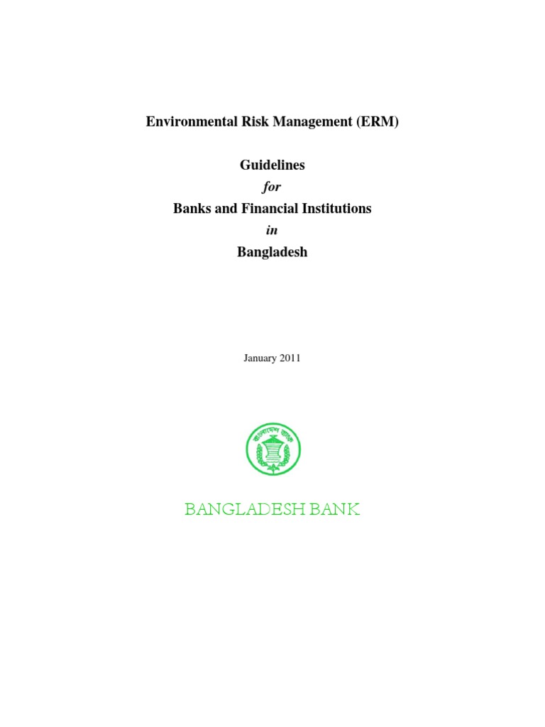 Environmental Risk Management (ERM) : Bangladesh Bank | PDF | Risk ...