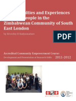 The Difficulties and Experiences of Young People in The Zimbabwean Community of South-East London